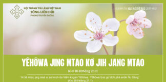 Yêhôwa Jing Mtao Kơ Jih Jang Mtao – 14/1/2024