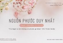 Nguồn Phước Duy Nhất – 10/2/2024