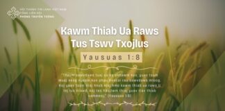 Kawm Thiab Ua Raws Tus Tswv Txojlus – 1/3/2024