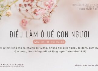 Điều Làm Ô Uế Con Người – 23/2/2024