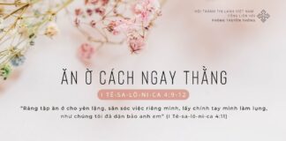 Ăn Ở Cách Ngay Thẳng – 28/2/2024