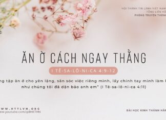 Ăn Ở Cách Ngay Thẳng – 28/2/2024