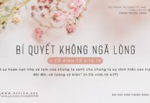 Bí Quyết Không Ngã Lòng – 4/2/2024