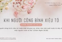 Khi Người Công Bình Xiêu Tó – 8/2/2024