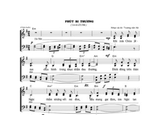 Bài hát: PHÚT BI THƯƠNG