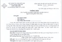 UB.TTN – Thông Báo V/v Trại Bồi Linh – Huấn Luyện Dành Cho Đặc Trách Và Người Hướng Dẫn Thiếu Niên