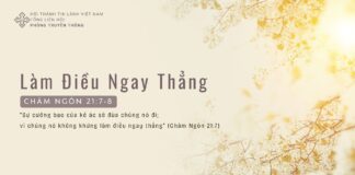 Làm Điều Ngay Thẳng -10/3/2024