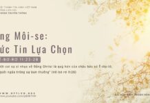 Ông Môi-se: Đức Tin Lựa Chọn – 13/3/2024