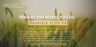 Mauxes: Kev Ntseeg Xaiv Ua – 13/3/2024