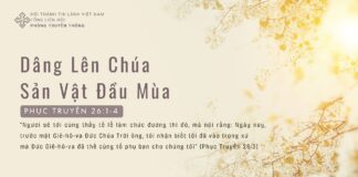 Dâng Lên Chúa Sản Vật Đầu Mùa – 15/3/2024