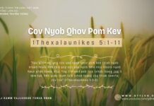 Cov Nyob Qhov Pom Kev – 25/3/2024