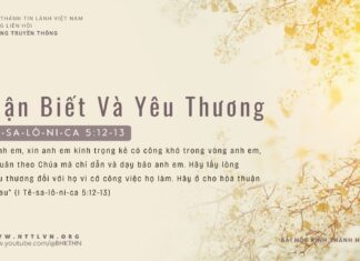 Nhận Biết Và Yêu Thương – 26/3/2024