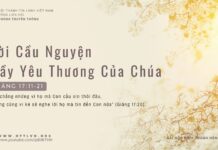 Lời Cầu Nguyện Đầy Yêu Thương Của Chúa – 28/3/2024