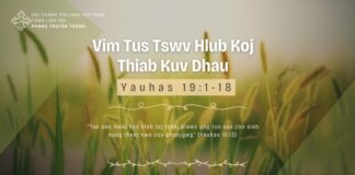 Vim Tus Tswv Hlub Koj Thiab Kuv Dhau – 29/3/2024