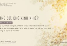 Đừng Sợ, Chớ Kinh Khiếp – 3/3/2024