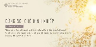 Đừng Sợ, Chớ Kinh Khiếp – 3/3/2024