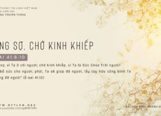Đừng Sợ, Chớ Kinh Khiếp – 3/3/2024
