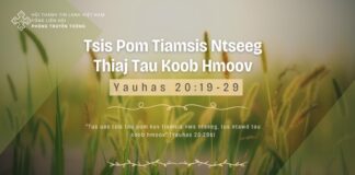 Tsis Pom Tiamsis Ntseeg Thiaj Tau Koob Hmoov – 30/3/2024