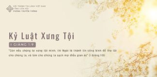 Kỷ Luật Xưng Tội – 8/3/2024