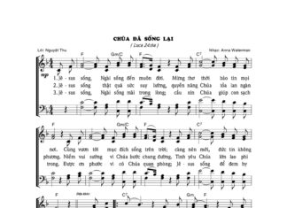 Bài hát Phục Sinh: CHÚA ĐÃ SỐNG LẠI