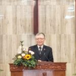 Muc sư Nguyễn Văn Ngọc – Tổng Thủ quỹ – TLH HTTLVN giảng lời Chúa.