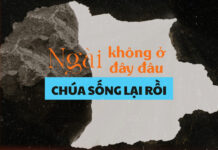 Thơ: NGÀI KHÔNG Ở ĐÂY ĐÂU – CHÚA SỐNG LẠI RỒI!