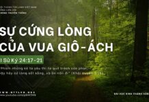 Sự Cứng Lòng Của Vua Giô-ách – 10/4/2024
