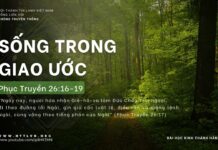 Sống Trong Giao Ước – 13/4/2024
