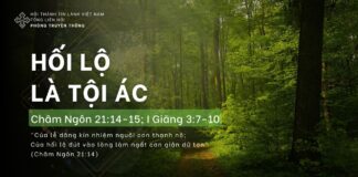 Hối Lộ Là Tội Ác – 21/4/2024