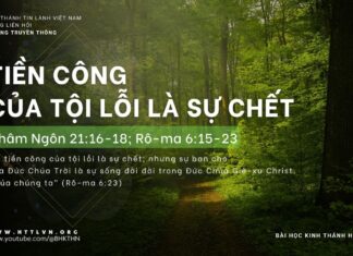 Tiền Công Của Tội Lỗi Là Sự Chết – 28/4/2024