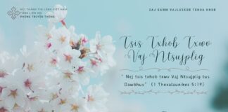 Tsis Txhob Txwv Vaj Ntsujplig – 30/4/2024