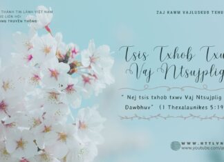 Tsis Txhob Txwv Vaj Ntsujplig – 30/4/2024