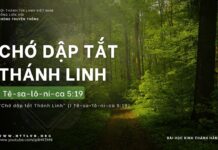 Chớ Dập Tắt Thánh Linh – 30/4/2024
