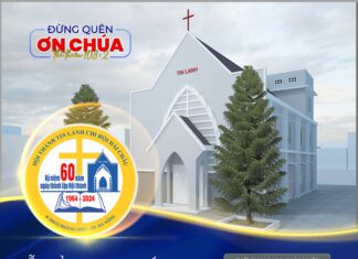 Thông Báo & Thư Mời V/v Lễ Cảm Tạ Chúa – Kỷ Niệm 60 Năm Thành Lập HTTL Hải Châu