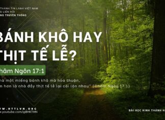 Bánh Khô Hay Thịt Tế Lễ? – 8/4/2024