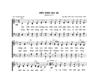 Bài hát: HIẾU KÍNH CHA MẸ