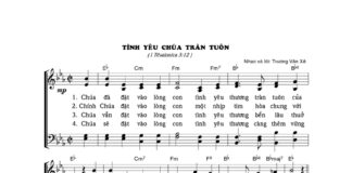 Bài hát: TÌNH YÊU CHÚA TRÀN TUÔN