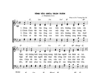 Bài hát: TÌNH YÊU CHÚA TRÀN TUÔN