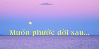 Thơ: MUỐN PHƯỚC ĐỜI SAU