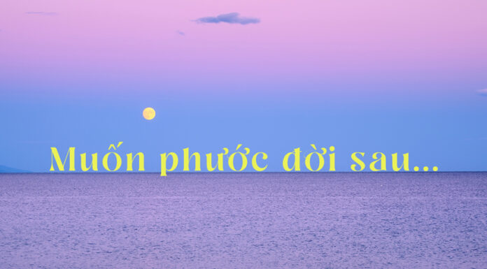 Thơ: MUỐN PHƯỚC ĐỜI SAU