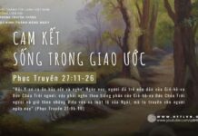 Cam Kết Sống Trong Giao Ước – 14/5/2024