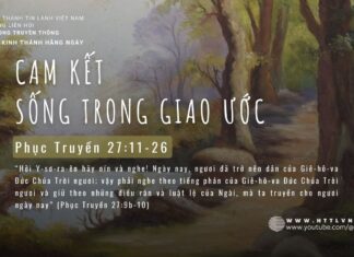 Cam Kết Sống Trong Giao Ước – 14/5/2024