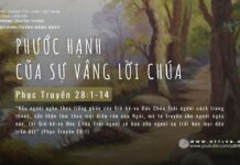 Phước Hạnh Của Sự Vâng Lời Chúa – 15/5/2024