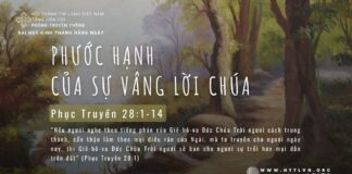 Phước Hạnh Của Sự Vâng Lời Chúa – 15/5/2024
