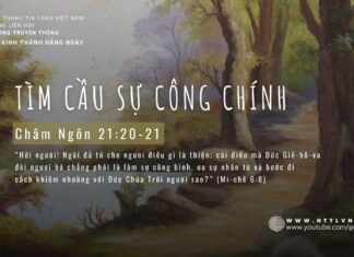 Tìm Cầu Sự Công Chính – 26/5/2024
