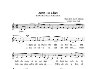 Bài hát: ĐỪNG LO LẮNG