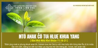 Mtô Anak Čô Tui Hlue Khua Yang – 2/5/2024