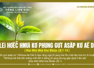 Klei Hơêč Hmưi Kơ Phung Gưt Asăp Kơ Aê Diê – 15/5/2024