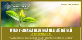 Mtao Y-Amasia Hlue Ngă Klei Aê Diê Blŭ – 21/5/2024