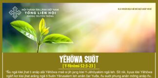 Yêhôwa Suôt – 27/5/2024